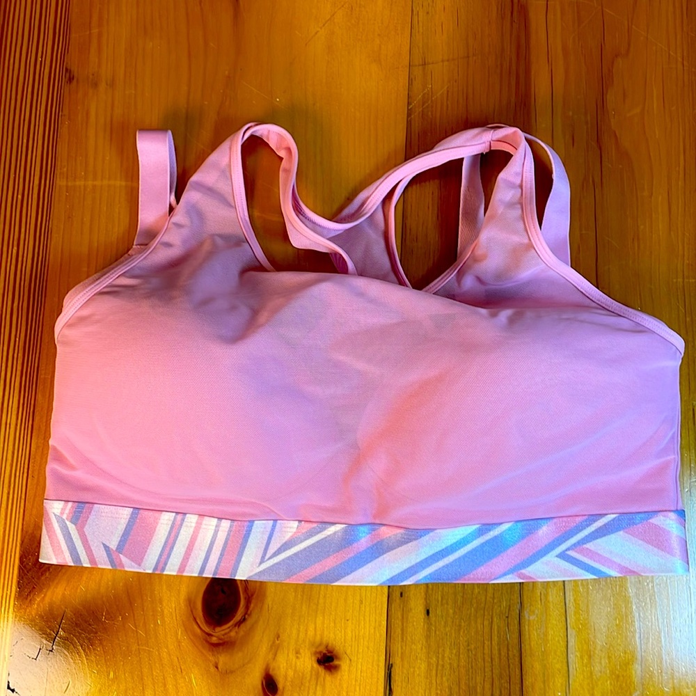 Adore Me Women's Sport Full Support Back Closure Wirefree Bra 09143 PINK 36DD